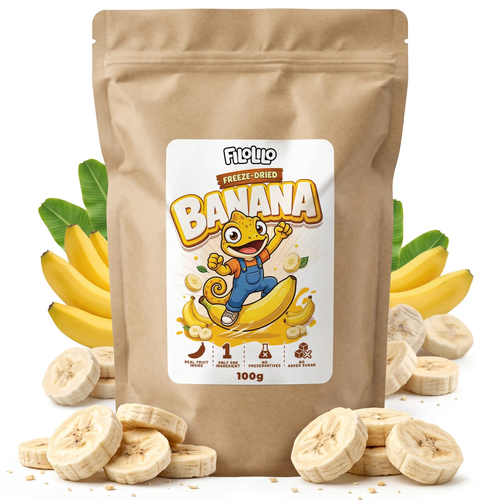 Liofilizowany banan FiloLilo