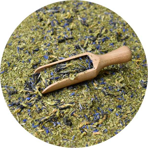 Ezoteryczny zestaw prezentowy: Yerba Mate + Biała Szałwia + Kalcyt Błękitny