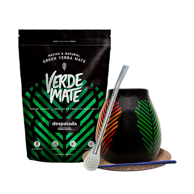 Zestaw startowy bombilla matero + Yerba Mate Verde