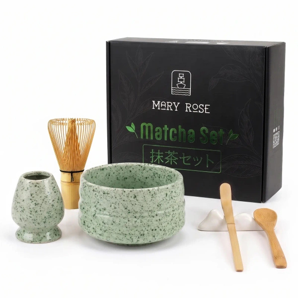 Zestaw prezentowy: akcesoria do parzenia herbaty matcha