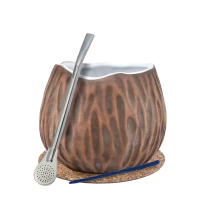 Zestaw Yerba Mate Matero Tykwa Coconut Bombilla