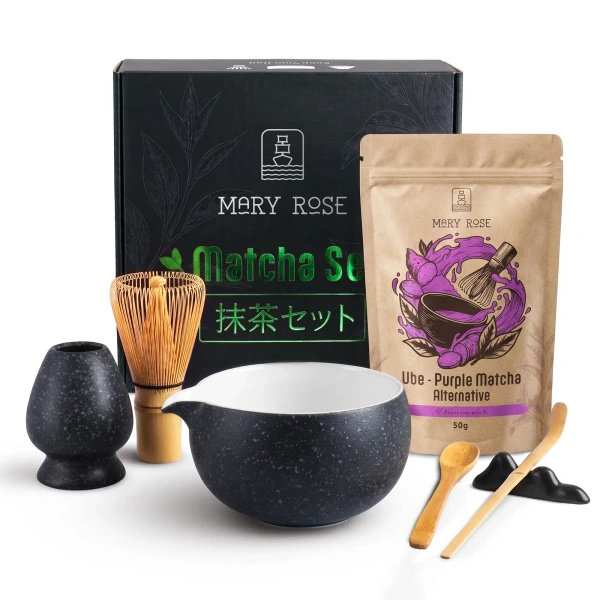 Zestaw prezentowy do przygotowania Purple Matcha