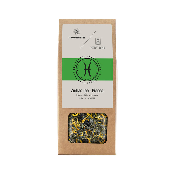 Aromantra x Mary Rose – Herbata zodiakalna – Ryby (zielona) 50 g
