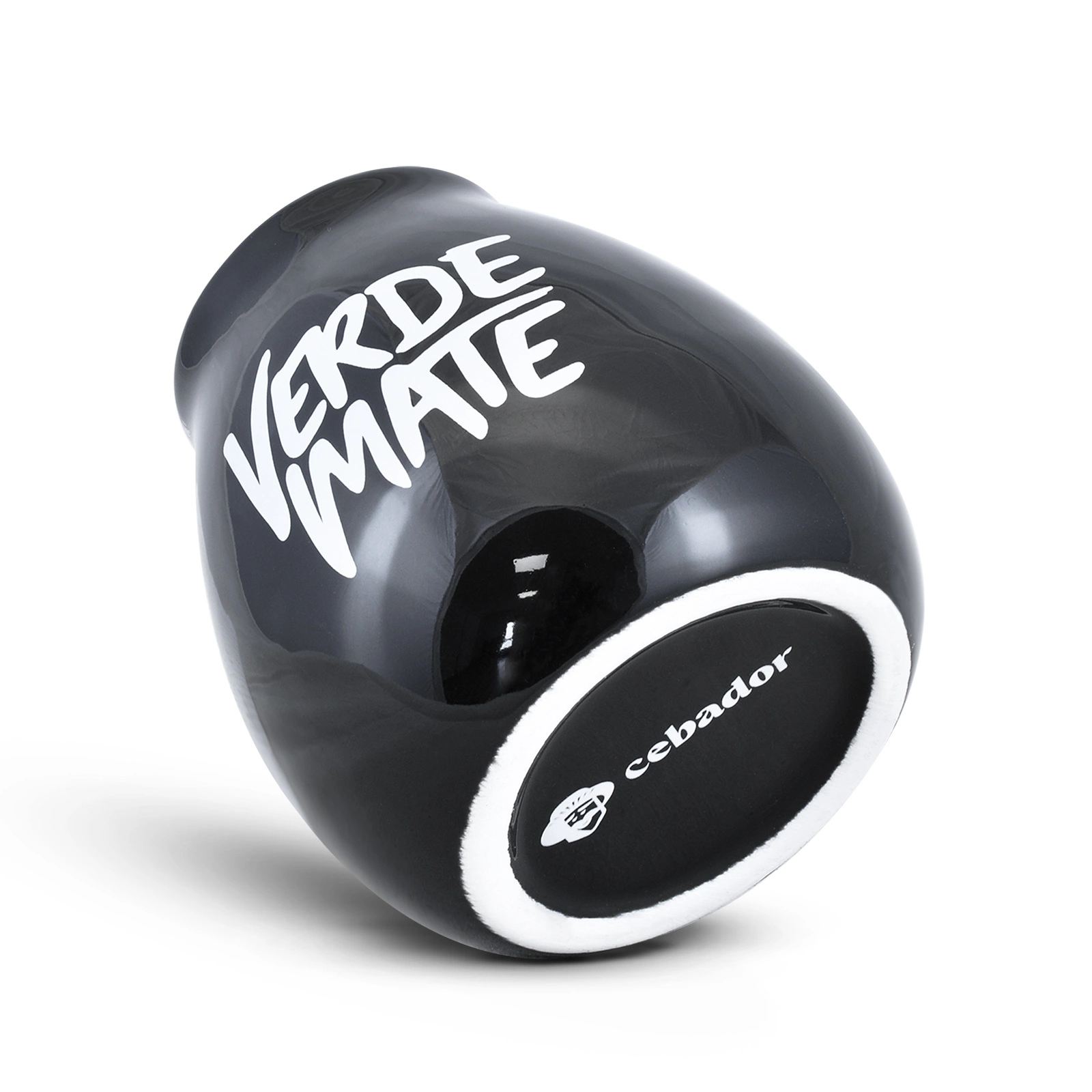 Czarne matero ceramiczne Verde Mate do yerba mate