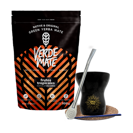 Zestaw startowy bombilla matero + Yerba Mate Verde