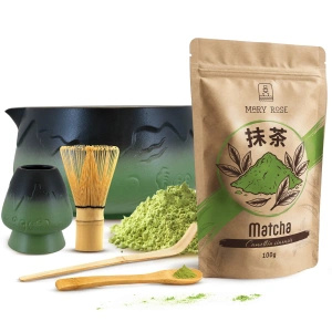 Zestaw do parzenia herbaty matcha - matcha Mary Rose, akcesoria Mounain