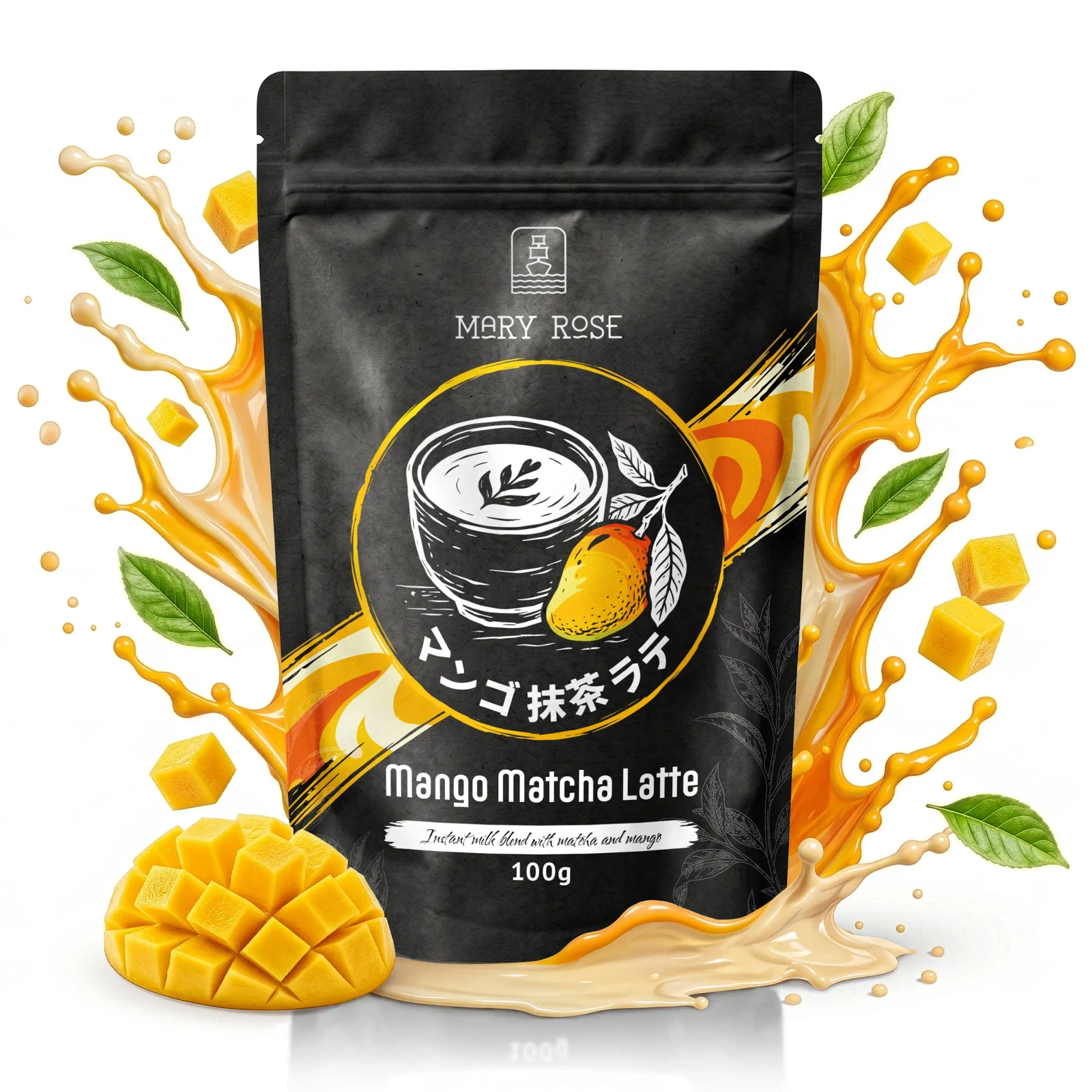 Mary Rose – Mango Matcha Latte