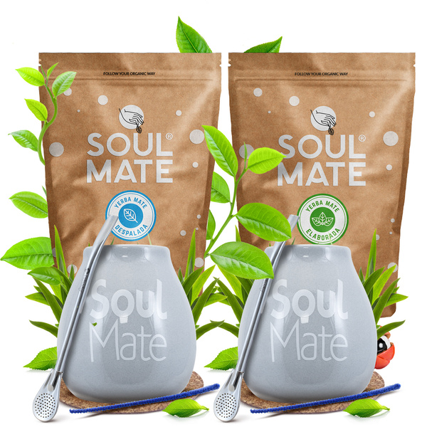 Zestaw Startowy dla dwojga Yerba Mate Soul Mate Despalada 500g + Soul Mate Organica 500g