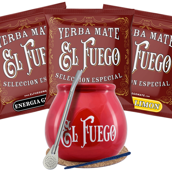 Zestaw Yerba Mate El fuego Tykwa Bombilla na start