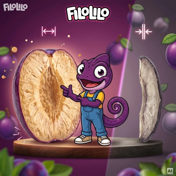 FiloLilo – Śliwka liofilizowana (połówki) 20 g