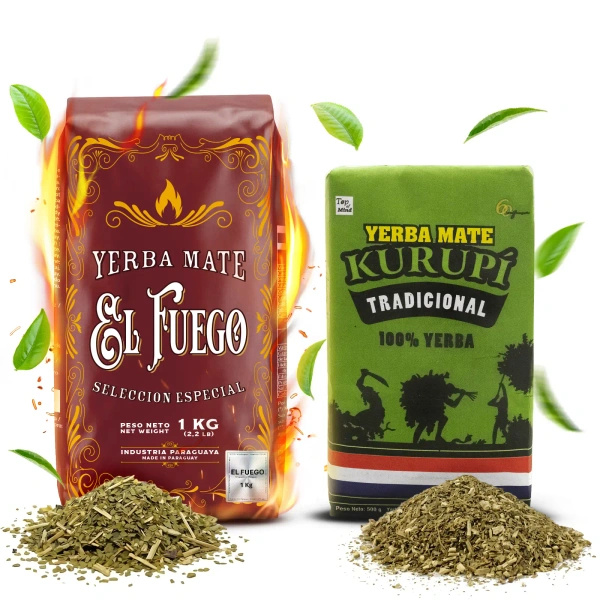 Zestaw Yerba Mate Elaborada: El Fuego 1kg + Kurupi 500g