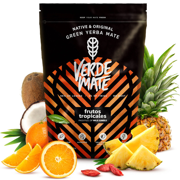 Yerba Verde Mate Green Frutos Owoce Tropikalne 1kg