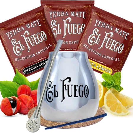 Yerba Mate NAJMOCNIEJSZE GATUNKI 3x50g El Fuego