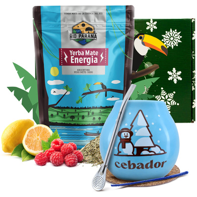 Zestaw Prezentowy Yerba Mate zimowy Rio Parana Energia 0,5kg