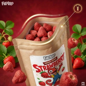FiloLilo – Truskawka liofilizowana (cała) 100 g