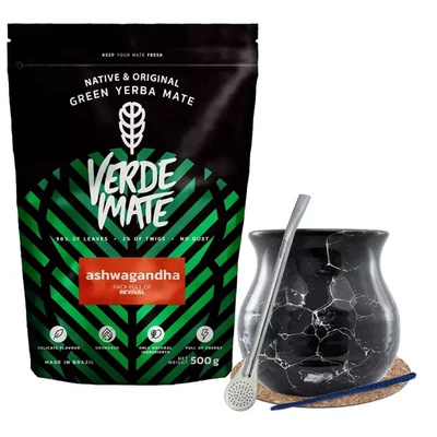 Kompletny zestaw do Yerba Mate, matero, bombilla