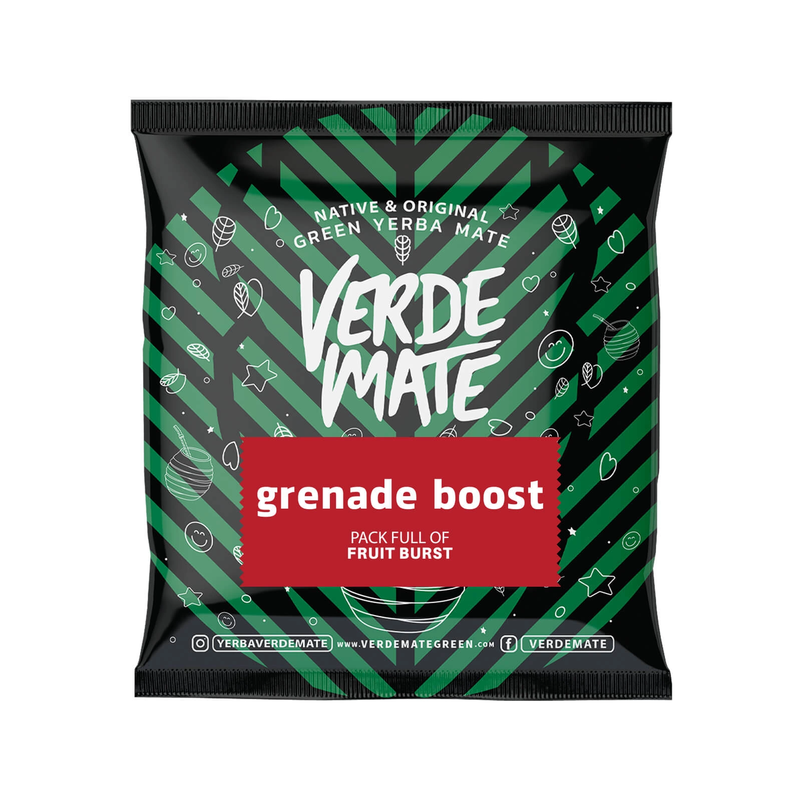 Verde Mate Green Grenade Boost - Zbliżenie