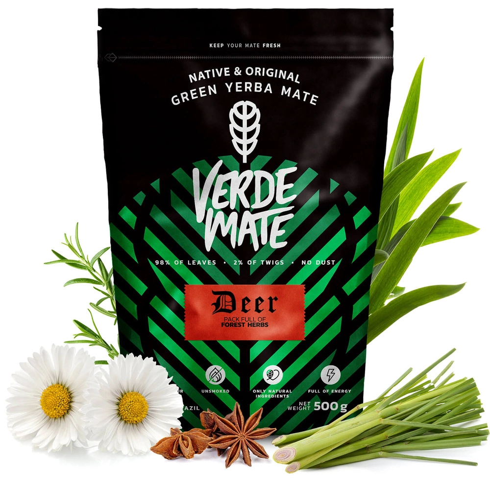 Verde Mate Green Deer - Zbliżenie