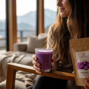 Zestaw do przygotowania Purple Matcha