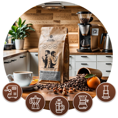 Coffee Broastery - Kawa ziarnista Amico dall'Italia Espresso Roast 400 g