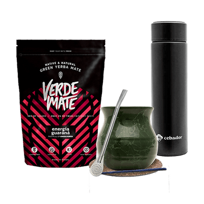Zestaw Yerba Mate Energia 500g  Tykwa Bombilla
