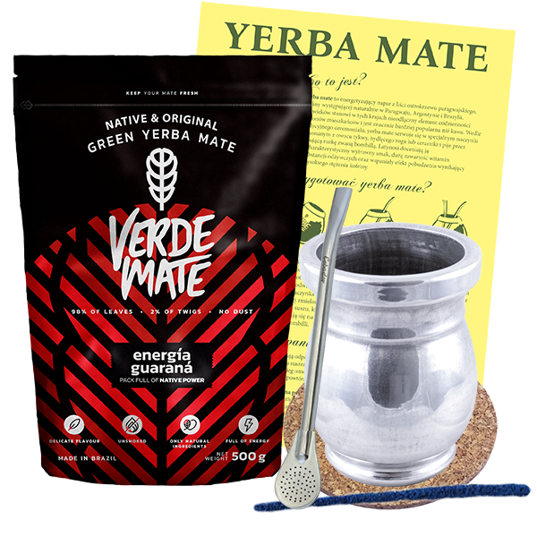 Zestaw Prezentowy z Verde Mate Energia + Palo Santo + akcesoria