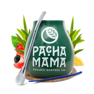 Zestaw Tykwa + Bombilla 19cm Yerba Mate Guayusa