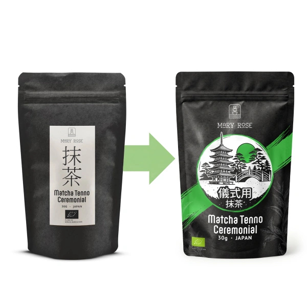 Zestaw prezentowy: 3x matcha japońska + bambusowe akcesoria