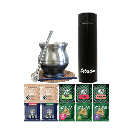 Zestaw startowy Yerba  Mate 500g Tykwa 10x50g - Zestaw Prezentowy