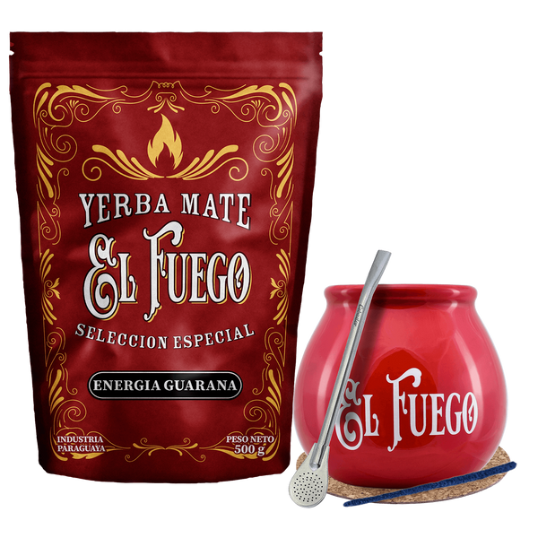 Zestaw Startowy do Yerba Mate El Fuego 500g MOCNY
