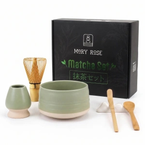 Zestaw prezentowy: akcesoria do parzenia herbaty matcha