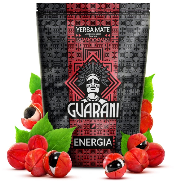 ZESTAW Mateisty Yerba Mate Guarani TYKWA Czerwona bombilla