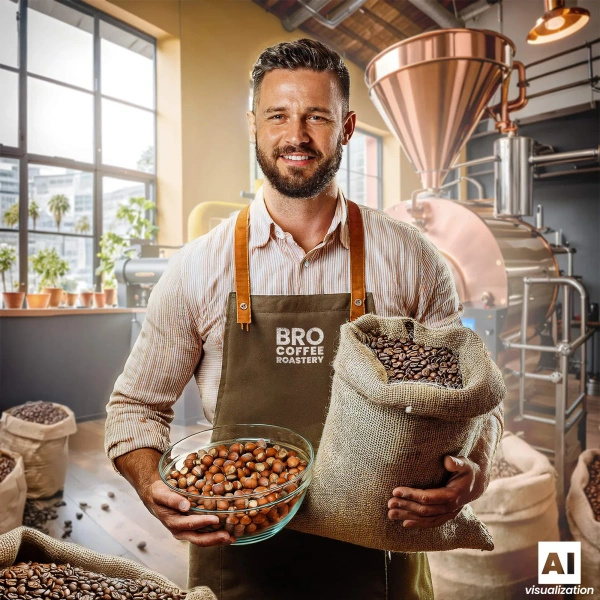 Zestaw kawa Bro Coffee Roastery Brazil Guaxupe + Brazil Samba 2x1kg (2kg)