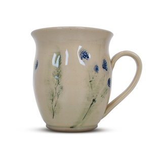 Kubek Ceramiczny Flora Blue 350 ml – seria Crater