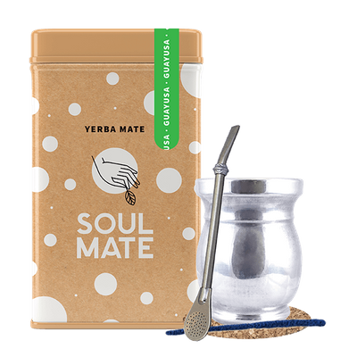 Zestaw Yerbera Soul Mate Guayusa Organica 0,5kg Palo Santo