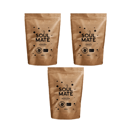 Yerba Mate Soul Mate zestaw 1,5KG 1500g organiczna