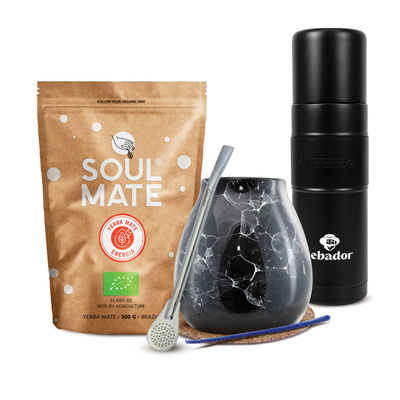 Zestaw Yerba Mate Soul Mate 500g 0,5kg Yerbomos XL + Matero + Bombilla