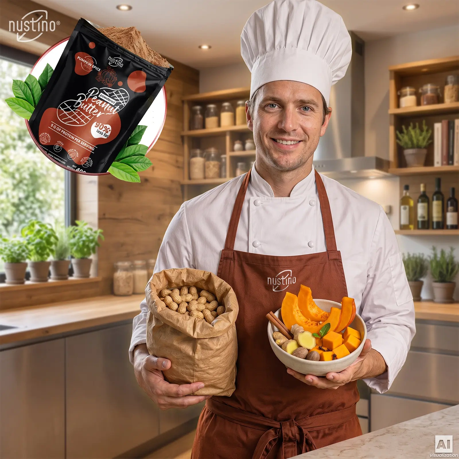 Masło orzechowe w proszku Nustino Pumpkin Spice