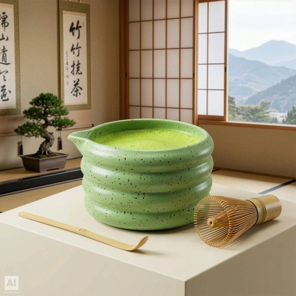 Zestaw prezentowy do kolorowego Matcha Latte: Matcha + Yellow Matcha + akcesoria Midori