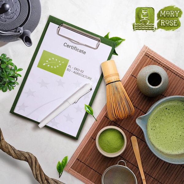 Mary Rose – Japońska Herbata Zielona Matcha Tenno (BIO) Ceremonialna 50 g