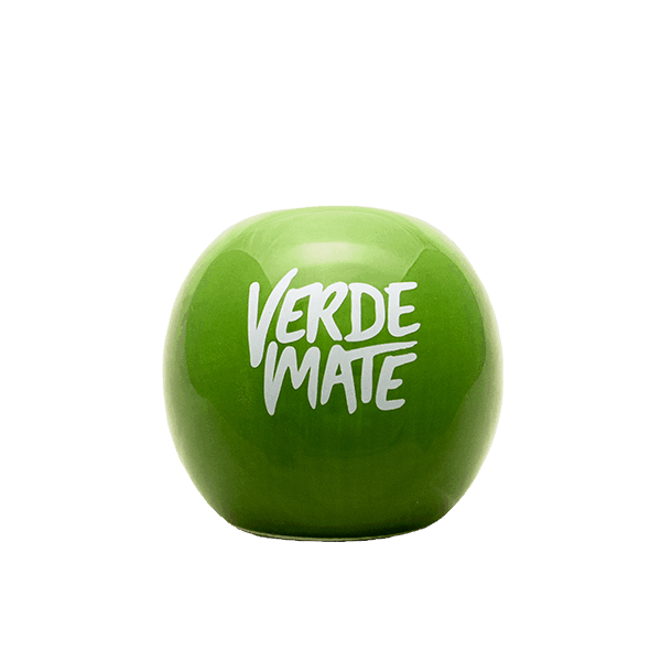 (II. kategoria) Tykwa Ceramiczna Verde Mate Manzana - ok. 300 ml