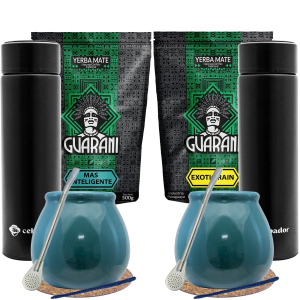 Zestaw Yerba Mate Termos bombilla dla dwojga 1kg