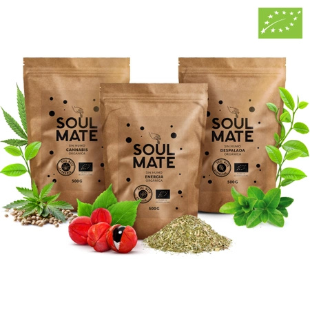 Yerba Mate Soul Mate zestaw 1,5KG 1500g organiczna