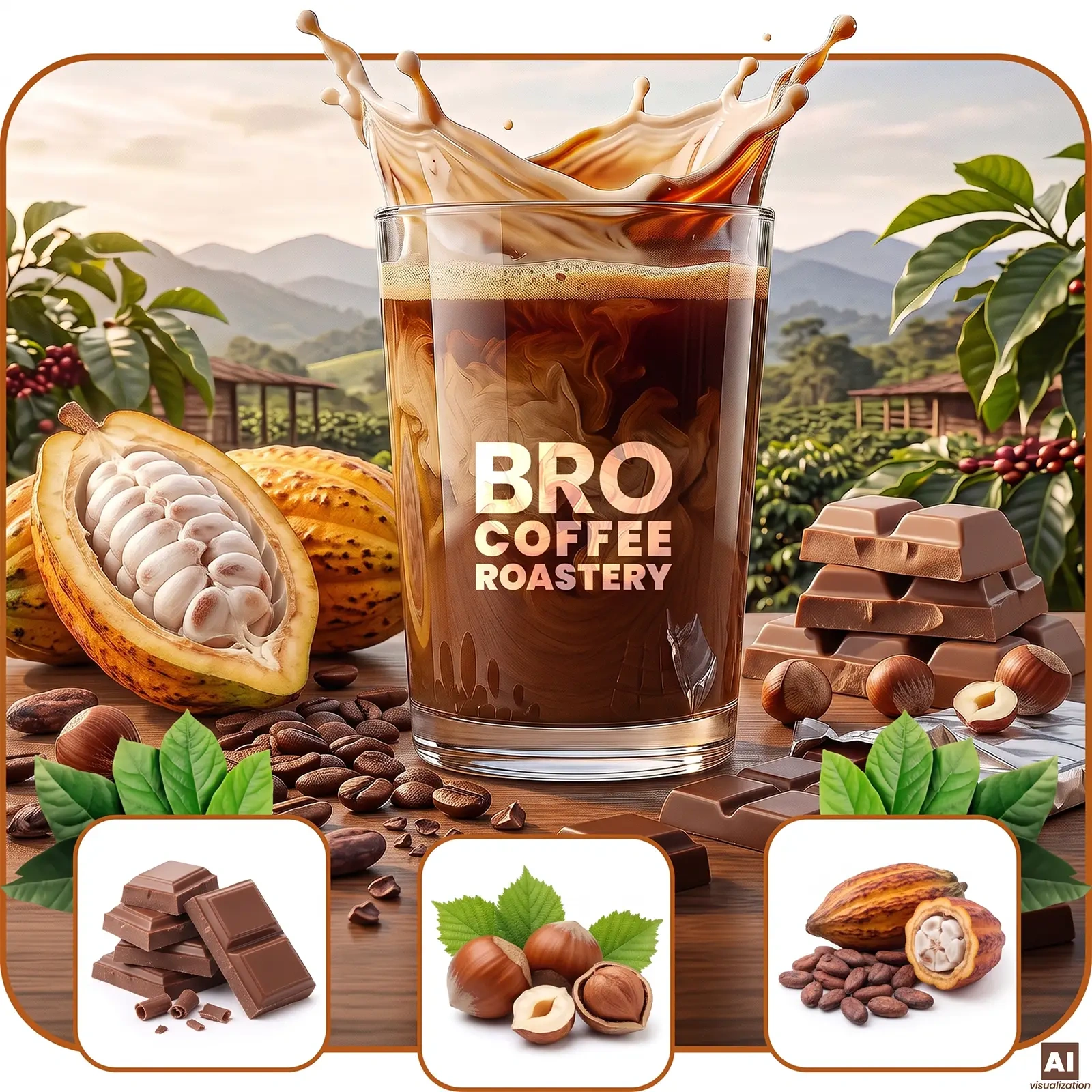 Profil smakowy kawy Bro Coffee Roastery Crema Rumba