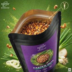 Nustino Crunch – prażone orzechy nerkowca – Spring Green Onion 200 g