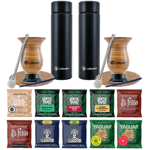 Zestaw Yerba Mate Termos bombilla dla dwojga 500g