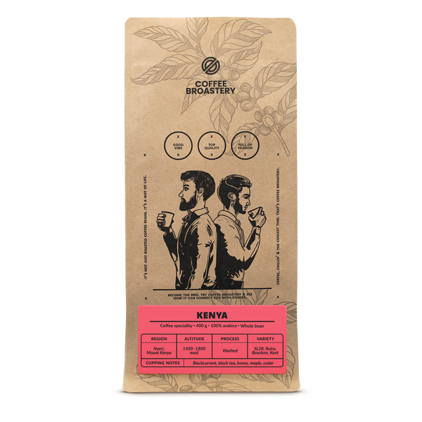 Coffee Broastery - Kawa ziarnista Kenya Nyeri Speciality 400 g