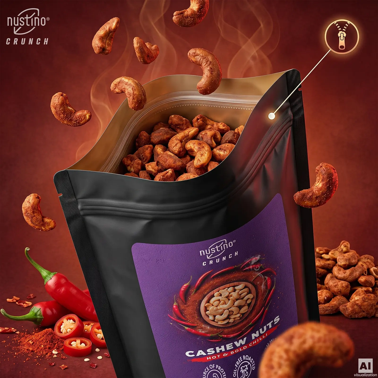 Nustino Crunch Hot & Bold Chilli