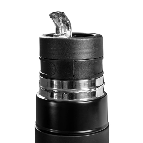 (II. kategoria) Yerbomos X ALL IN ONE - 450 ml - Matero, termos i bombilla w jednym (czarny)