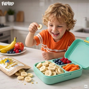 FiloLilo – Banan liofilizowany (plastry) 100 g